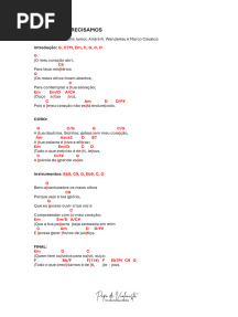 Tudo o o Que Precisamos CIFRA PDF