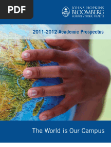 JHSPH Prospectus 11 12