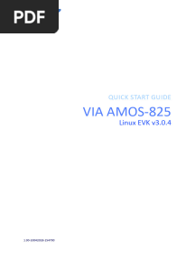 AMOS-825 Linux EVK v3.0.4 Quick Start Guide v1.00 20181004