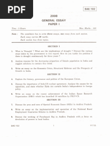 General Essay Paper1 2008