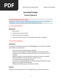 Tutorial 3 (Week 4)- Questions