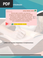 Resolução - (032 98482–3236) - Projeto Integrado - Cst Terapias Integrativas e Complementares