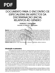 Kimberlé Crenshaw Interseccionalidade