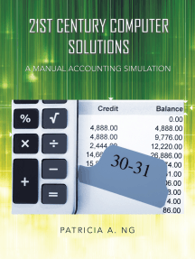 21St Century Computer Solutions: A Manual Accounting Simulation