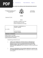 Order-9 30 2014 Denial of Stay Motion, Retiree Update-Denial of our stay motion