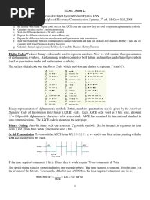 Exercises Principle Electronics Communications