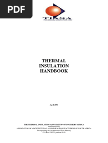 Thermal Insulation Handbook - South Africa