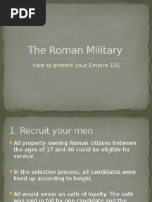 History 10 The Roman Military