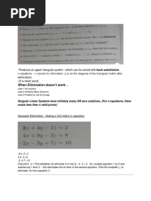Notes On Linear Algebra 