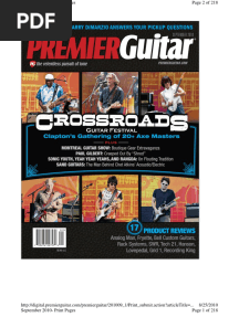 Premier Guitar - September 2010