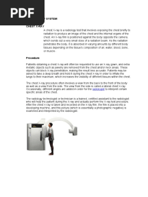 Respiratory System Diagnostic Procedure