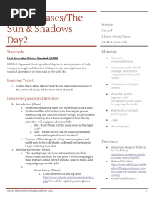 Moon and Shadows Day 2