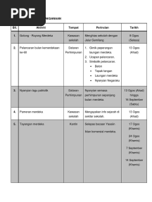 Jadual Merdeka