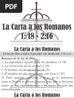 2) La Carta a Los Romanos 1.18-2.16