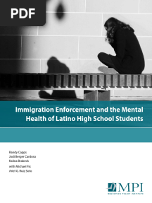 Immigration Enforcement Mental Health Latino Students