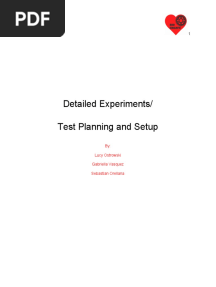 Experiment Planning