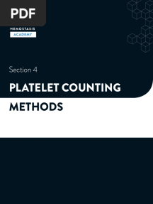 Platelet Counting: Methods