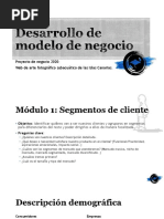 Desarrollo de modelo de negocio. Módulo 1