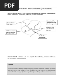 1.1 River Processes and Landforms (Foundation) : Source: Where A Watershed: The
