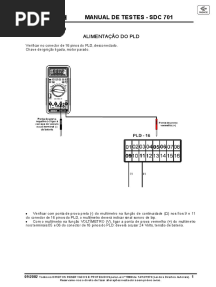 Manual de Testes - Mercedes PLD