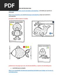 Ejercicios para Motricidad Fina para Envio