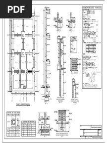Plano de Cimentacion