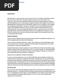 DNA Assignment