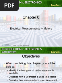 Chapter 06 Elect Measurements-Meters
