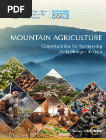 FAO Report On Mountain Agriculture