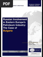 Russian Involvement in Eastern Europe's Petroleum Industry- The Case of Bulgaria 2005