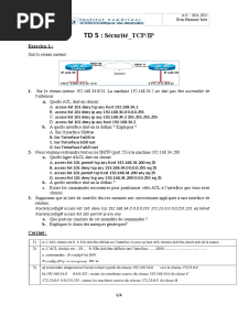 TD5 Corrigé