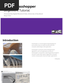 Grasshopper Tutorial