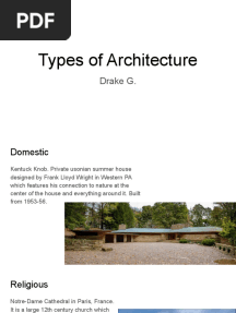 Types of Architecture-Drake G