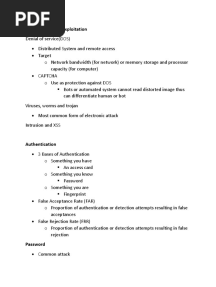 Final Exam Notes