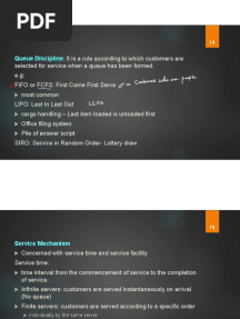 Queuing Theory 2