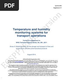Supplement 15 TS Temp Control Transport Final ECSPP ECBSb
