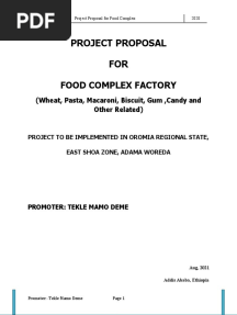 FOOD COMPLEX Tegene Adama