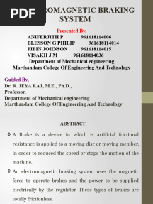 Electromagnetic Braking System