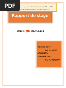 Rapport de Stage CIH BANK 20234
