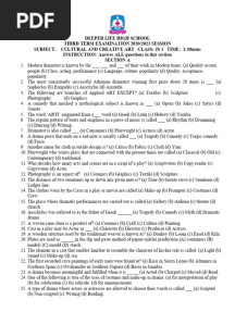 JS 1 Cca Exams 3RD Term 2020-2021