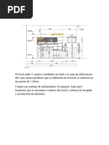 Plano o Croquis de Planta e Instalaciones Sanitarias A Escala