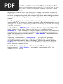 Georgia State University Dissertation Guidelines