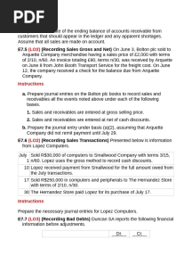 Exercise Chap 7