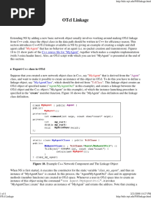 OTcl Linkage