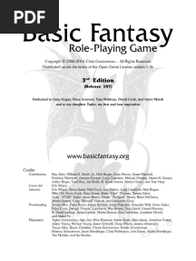Basic Fantasy RPG