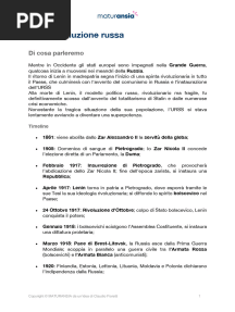 6 La Rivoluzione Russa