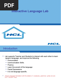Language Lab Presentation Revised HSS