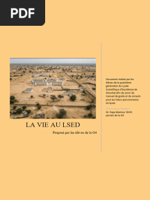 Manuel La Vie Au LSED - Version Finale