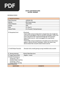 MODUL AJAR BAHASA JAWA Kelas 11