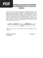ACTA DE AFECTACION DE EQUIPOS TELEFONICOS